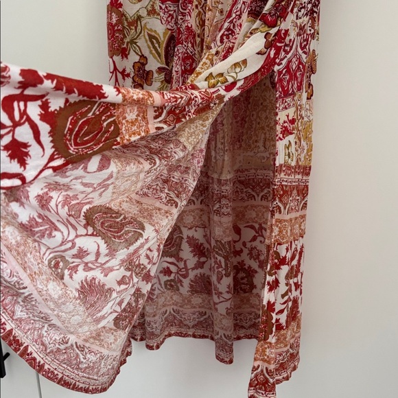 :Price Firm: Anthropologie Indira Maxi Skirt in Pink - Picture 8 of 14